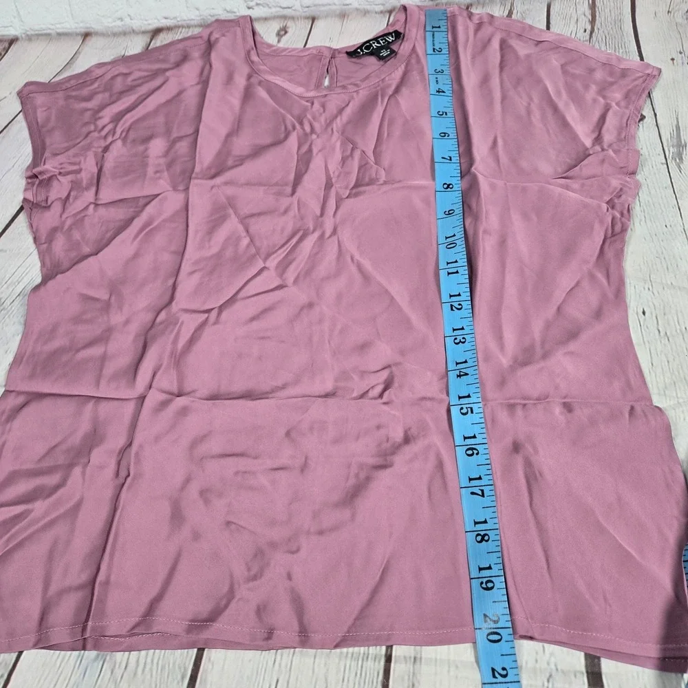 J. Crew Drapey T-shirt top Smokey‎ Orchid XS NWT